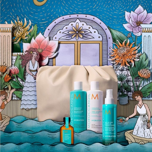 Moroccanoil Hydration Shampoo, Conditioner Leave in Conditioner & Treatment Oil - Picture 3 of 5